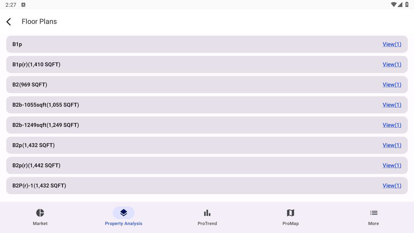 Belysa 3-bedroom A1p premium floor plan at 1216 sqft with 3 bathrooms and balcony garden