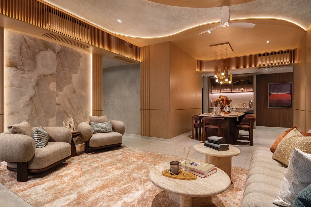 Pinery Residences gym and fitness centre with full-height windows overlooking the landscaped grounds, artist impression